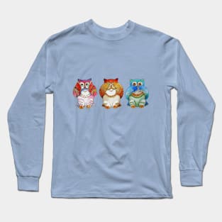 Three wise owls Long Sleeve T-Shirt